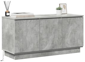 vidaXL Τηλεοπτική Ντουλάπα Σκυρόδεμα Γκρι 100x38x49 εκ. Επεξεργασμένο Ξύλο