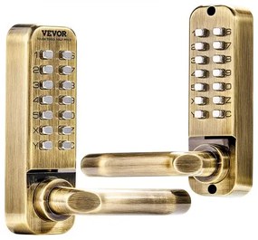 VEVOR Mechanical Keyless Entry Door Lock 14 Key Mechanical Door Lock Waterproof