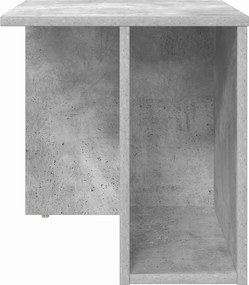 vidaXL End Table Σκυρόδεμα Γκρι 37 x 32 x 40 εκ Επεξεργασμένο ξύλο