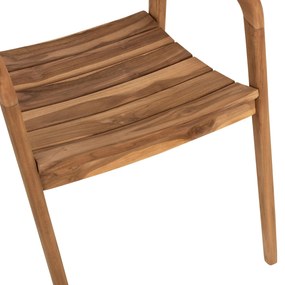 Πολυθρόνα DEUS Ξύλο Teak 54x56x76Yεκ. 54x56x76 εκ.