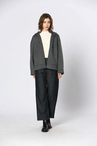 Κοντό μαντό με φερμουάρ