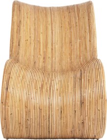 ΠΟΛΥΘΡΟΝΑ CURVY LOUNGE HM9645.01 ΑΠΟ RATTAN ΣΕ ΦΥΣΙΚΗ ΑΠΟΧΡΩΣΗ 63x128x97Y εκ.