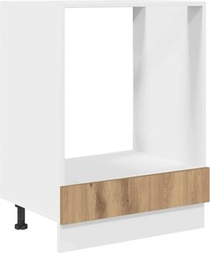 vidaXL Κρεμαστό ντουλάπι Artisan Oak Επεξεργασμένο Ξύλο
