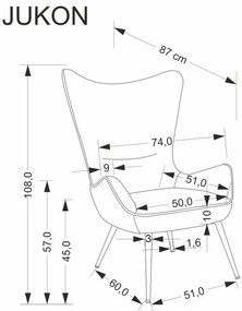 Πολυθρόνα Juke-Gkri