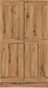 vidaXL Βιβλιοθήκη Artisan Δρυς 82,5x30,5x150 εκ. Επεξεργασμένο Ξύλο