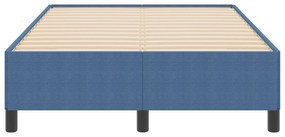 vidaXL Κρεβάτι Μπλε 120x200 εκ. από Κορδέτα