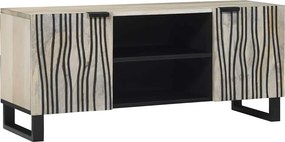 vidaXL Μονάδες TV 105 x 33 x 46 εκ. Λευκό Επεξεργασμένο Ξύλο