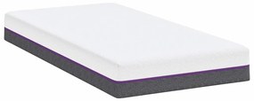 vidaXL Στρώμα Λευκό και Γκρι 80 x 160 cm Pěna