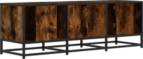 ντουλάπι τηλεόρασης vidaXL Καπνιστή δρυς 120x35x41 cm