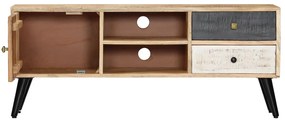 vidaXL Έπιπλο Τηλεόρασης 115 x 30 x 47 εκ. από Μασίφ Ξύλο Μάνγκο