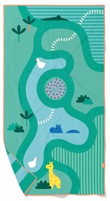 Παιδική Πετσέτα Θαλάσσης Microfiber 2 Όψεων (100x180) Quut QU174707