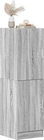 vidaXL Ντουλάπι Κουζίνας Γκρι sonoma 38x41,5x131,5 εκ. Επεξεργ. Ξύλο