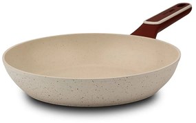 Τηγάνι Αντικολλητικό Terrestrial 10-144-303 26cm Brown-Beige Nava 26cm Aluminium