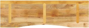 vidaXL Επιφάνεια Γραφείου Καμπύλη 160x50x2,5 εκ Μασίφ Ακατ. Μάνγκο