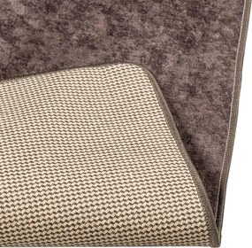 vidaXL Χαλί Runner MARSA Γκρι 100 x 200 cm Πολυέστερ και PVC