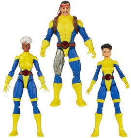Φιγούρες Δράσης (Σετ 3Τμχ) Marvel F7025 X-Men Storm Forge And Jubilee 15cm Yellow-Blue Hasbro