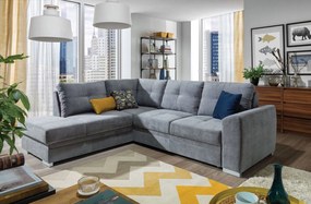 Γωνιακός καναπές Parma-Αριστερή-Gkri Skouro