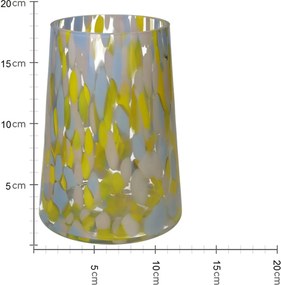 Βάζο ArteLibre Πολύχρωμο Γυαλί 14.5x14.5x19cm