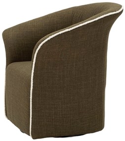 Πολυθρόνα Περιστρεφόμενη Πράσινο SIENA 66x80x83.5