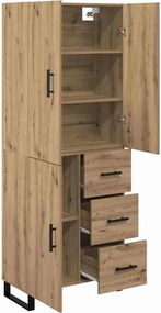 vidaXL Highboard 2 pcs Artisan Oak 69,5 x 34 x 180 εκ.