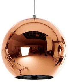 Φωτιστικό Οροφής Candela 01309 1xΕ27 Φ15x13cm Copper GloboStar