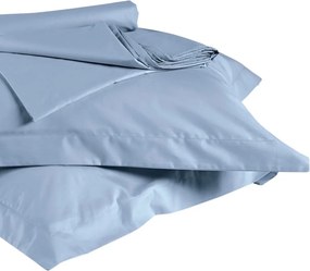 Σεντόνι King Size Με Λάστιχο (180x200+35)  Kentia True Colors Γαλάζιο