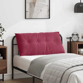 VidaXL Μαξιλάρι Πλάτης Κόκκινο 100 x 50 x 19 cm Υφασμάτινο Κορντουρά