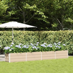 vidaXL Γλάστρα Ελεφαντόδοντο 385 x 50 x 45 εκ Επικαλυμμένος Χάλυβας