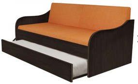 Intrahome Κρεβάτι-καναπές "SILKY" με συρόμενο κρεβάτι σε χρώμα βέγγε 80x190 Intrahomesa-00652440