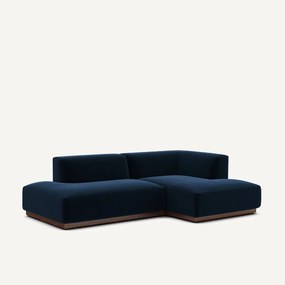 Γωνιακός δεξιός καναπές με βελούδινη ταπετσαρία, Jacopo