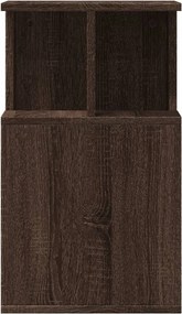 vidaXL Βοηθητικό Τραπέζι Καφέ Δρυς 35x35x60 εκ. Επεξεργασμένο Ξύλο