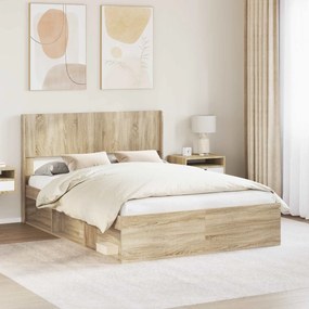 vidaXL Κεφαλάρι Sonoma Δρυς PB