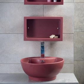 Diamante Ø41 - Επιτραπέζιος νιπτήρας μπανιου - Μπορντω