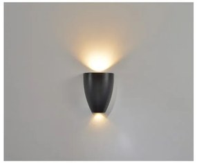 Απλίκα Φωτιστικό Τοίχου LED 7W Αλουμίνιο Luma Lighting-123-01447-18-black-Μαύρο 123-01447-18-black