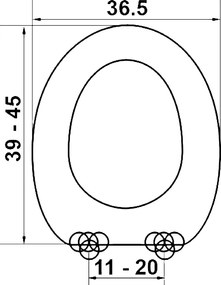 Elvit Bahama Duroplast 0108 - Κάλυμμα Λεκάνης