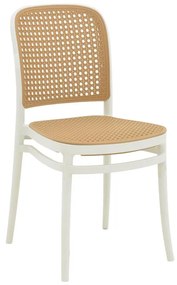 Chair Nereus pp natural-white 45x43x84cm 45x43x84 εκ.