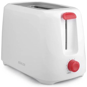 Muhler MT-969 Φρυγανιέρα 2 Θέσεων 800W Λευκή