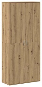 vidaXL Ψηλή Ντουλάπα artisan δρυς 80 x 35 x 180 εκ Επεξεργασμένο ξύλο