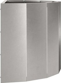 vidaXL Γλάστρα Ασημί 60 x 30 x 35 εκ Ανοξείδωτο ατσάλι