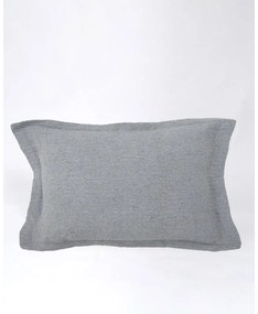 Διακοσμητική Oxford Μαξιλαροθήκη Nairi 50x70+3cm Γκρι απαλό