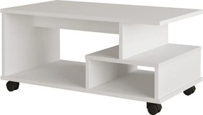 Τραπεζάκι Σαλονιού Λευκό FRASA 90x51x42.5