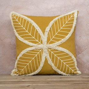 Διακοσμητικό Μαξιλάρι (45x45) Nima Deco Lilou Gold Harvest