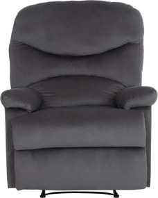 ΠΟΛΥΘΡΟΝΑ RELAX BRAYLEN HM3298.01 ΓΚΡΙ ΒΕΛΟΥΔΟ 85x90x95Υεκ.