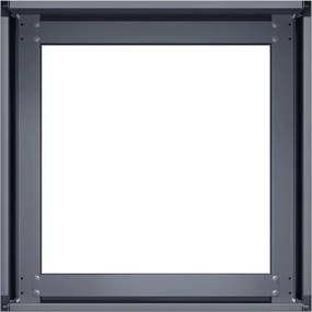 vidaXL Ζαρντινιέρα Ανθρακί 40x40x30 εκ. από Χάλυβα
