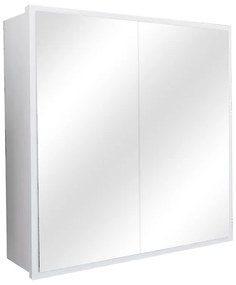Intrahome Ντουλάπι μπάνιου με καθρέπτη URALSA Intrahome λευκό 70x17x70εκ | SKU: INTRAPA-231111398