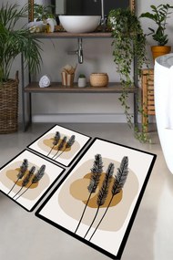 Bathmat Set (3 Pieces) Day Sunrise Multicolor