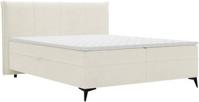 Επενδυμένο κρεβάτι Eco-140 x 200-Κρεμ