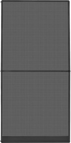 vidaXL Ανοιγόμενη Οθόνη Εντόμων Ανθρακί και Μαύρο 120 x 240 cm