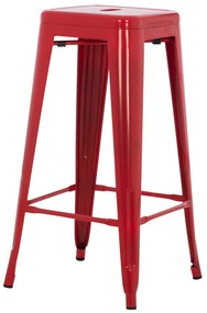 ΣΚΑΜΠΟ ΜΠΑΡ ΜΕΤΑΛΛΙΚΟ MELITA-PRO HM8642.44 ΣΕ ΚΟΚΚΙΝΟ 43x43x78Υεκ. (1 Τεμμάχια)