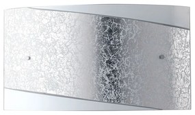 Φωτιστικό Τοίχου - Απλίκα I-Paris/4525 SIL E27 45x25x7 Silver Luce Ambiente Design